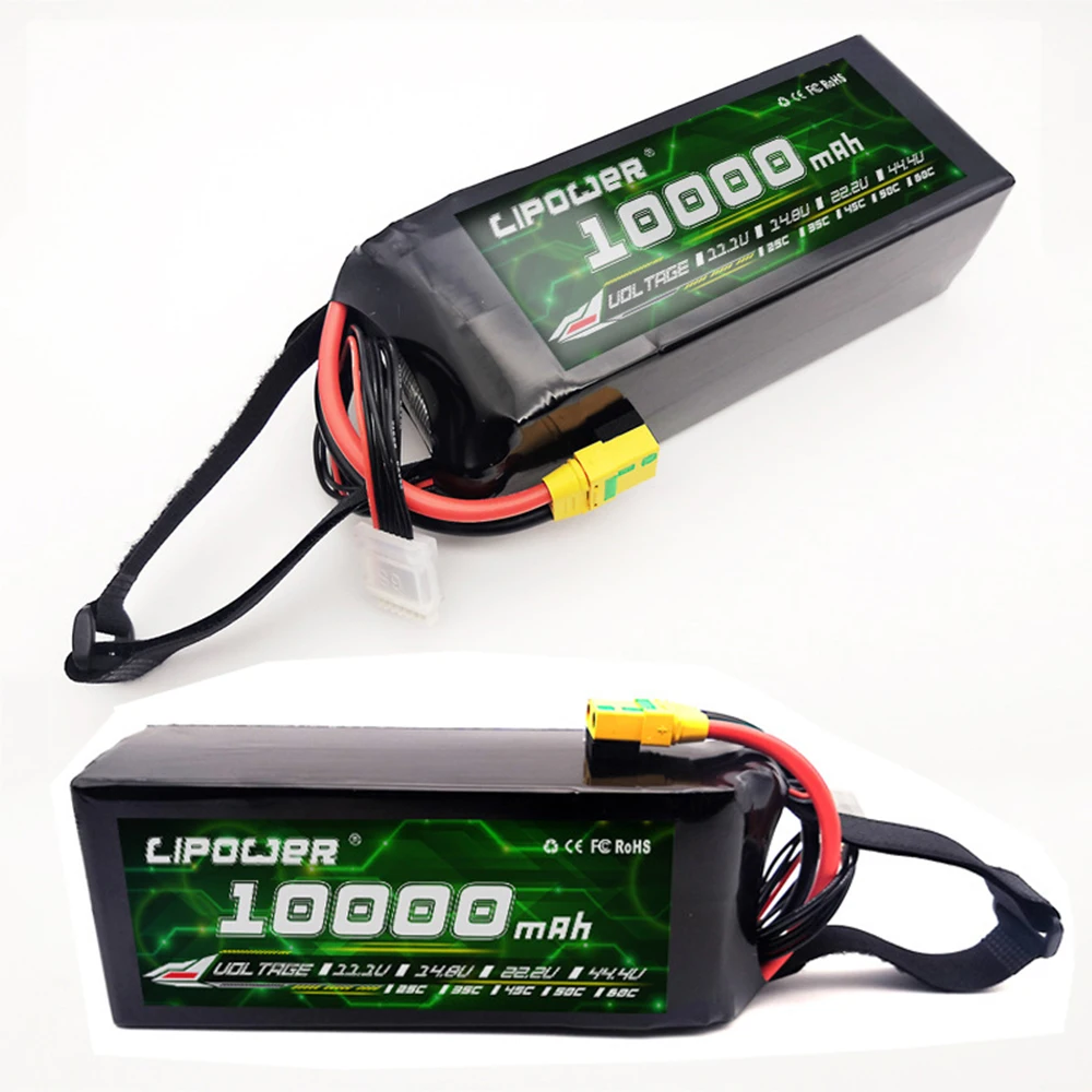 10000mAh Lipo Drone UAV lithium Battery Quadcopter Four Axis 7.4V 11.1V 14.8V 18.5V 22.2V For RC Car FPV Racing Truck Boat Part