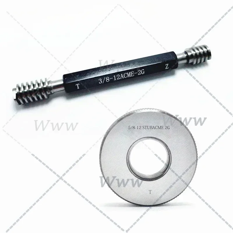 

3 1/4-6 STUB ACME 3 1/8-6 ACME 2G Американская трапециевидная резьба, заглушка, кольцевой калибр 1 3/4-4 STUB трапециевидный сквозной стопорный калибр GO NOGO