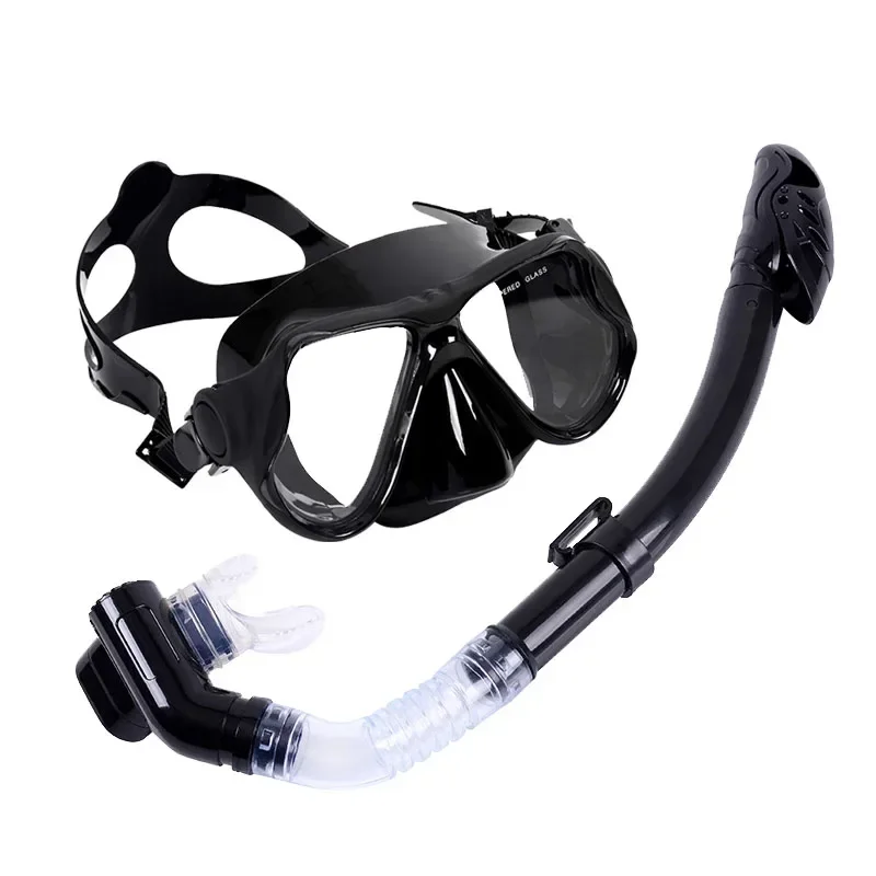 Diving goggles Myopia mask Equipment set Snorkeling waterproof full dry semi-dry breathing tube swimming goggles