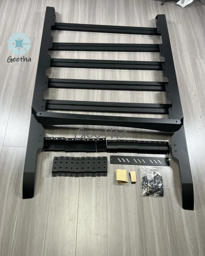 

For Auto Parts Black Aluminum Roof Rack Outdoors Storage Shelf Luggage Carrier For Jetour Traveler 2023