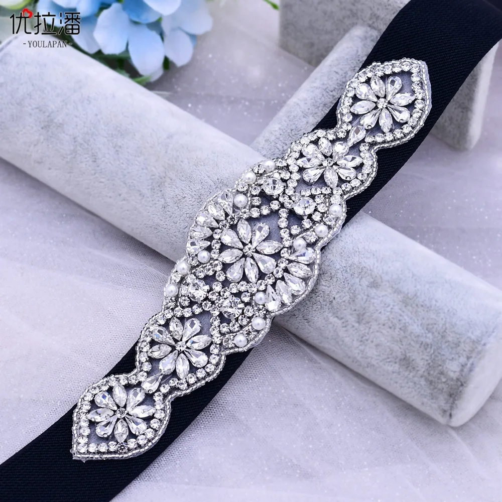 Wedding Accessories Stretch Waistband Fashionn Party Slim Fit Rhinestone Girdle Belt Luxury Design Elastic Belly Belts Women