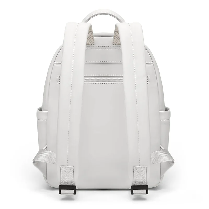 GOLF Backpack Leather Vintage Women Small Black Backpacks Multi Pockets White Backpack Purse Waterproof Buckle Ladies Back Bags