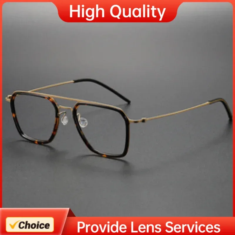 

LINDBERG-Style Titanium 5517A Модные прозрачные очки для чтения Стильная качественная квадратная оправа для очков Мужские и женские очки