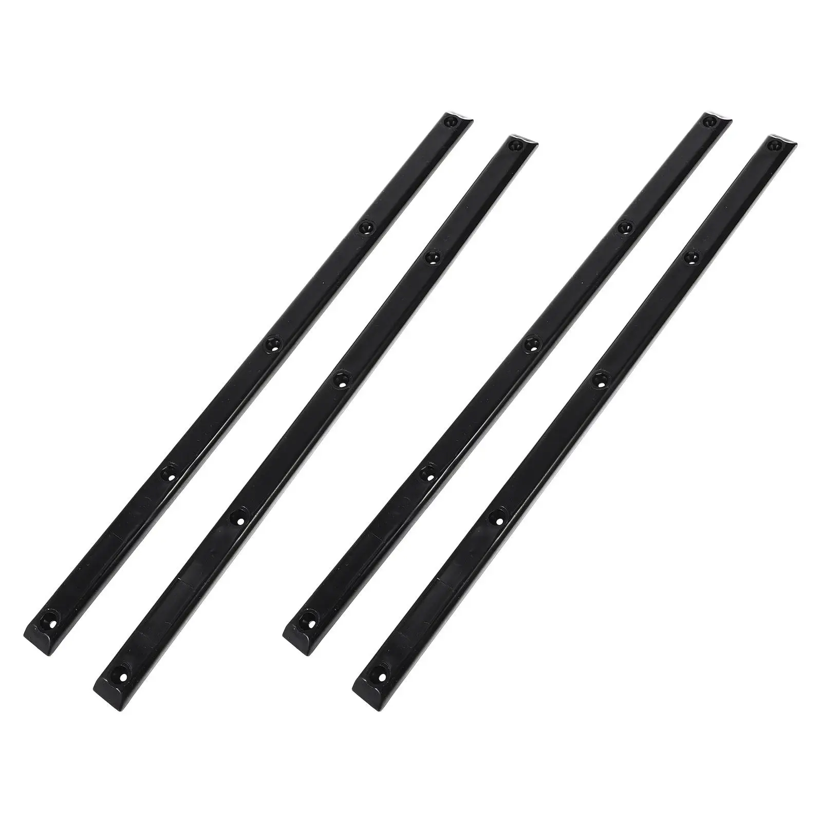4pcs Skateboard Rail Guards – Flexible Plastic Deck Protectors for Stability & Rail Grinding
