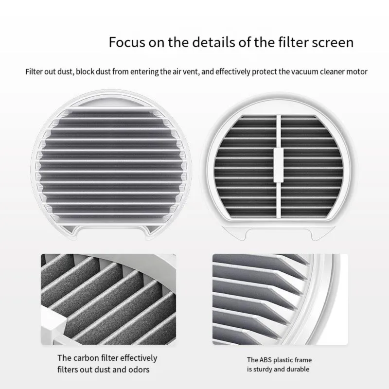 [Online Promotion]HEPA Filter Replacement for 2/2Lite MJWXCQ03DY Vacuum Cleaner Parts Efficient Dust and Allergen Filtration