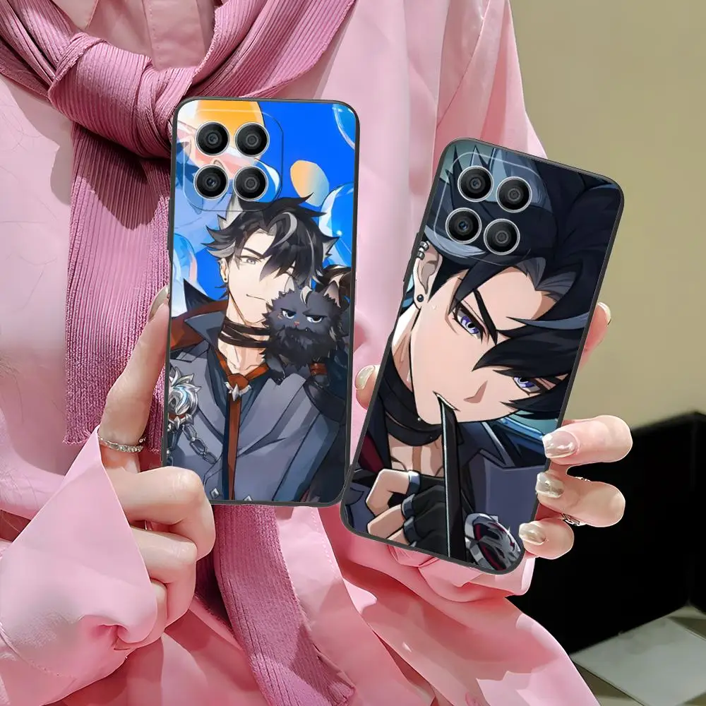 

Game GI Wriothesley Matte TPU Mobile Phone Case for Honor 90 80 70 60 50 30 20 10 9 8 7 Pro S SE Lite 5G Colorful Printing Cover