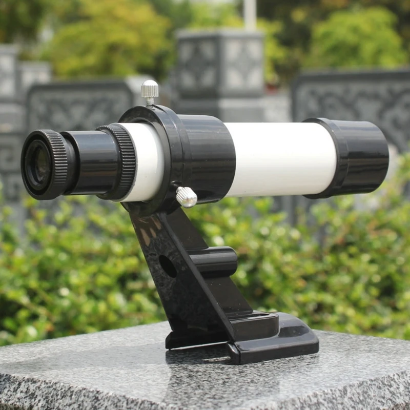 5X24 Plastic Finder Scope Star Finder 5XMagnification Astronomical Telescope Finderscopes Portable Astronomic Base Mount