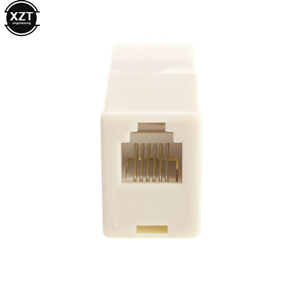 Hot Sale RJ11 6P 4C Telephone Straight Coupler, Telephone Cable Extender Joiner Adapter Connector