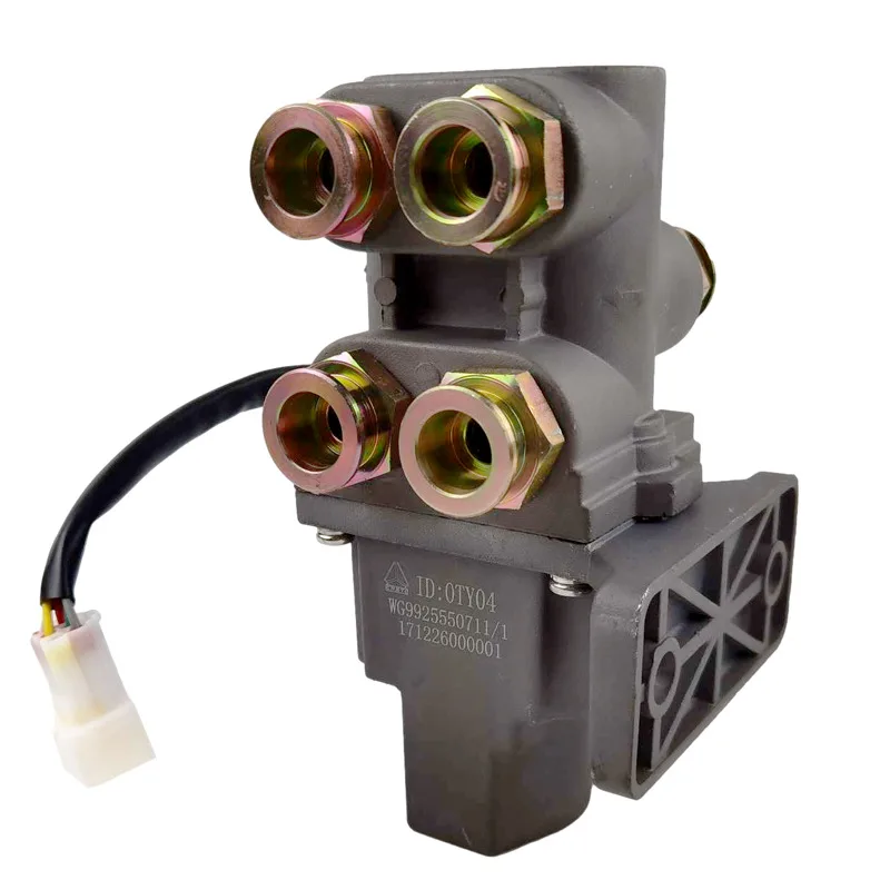 

Suitable for Heavy Duty Truck Howo T7H fuel tank transfer valve Shandeka T5G main and auxiliary fuel tank electric transfer
