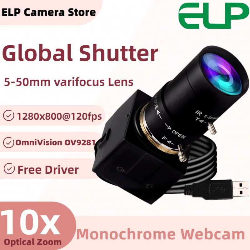 elp-210fps-webcam-con-otturatore-globale-ad-alta-velocita-obiettivo-zoom-10x-5-50mm-per-acquisizione-movimento-fotocamera-usb-monocromatica-800p-plug-and-play