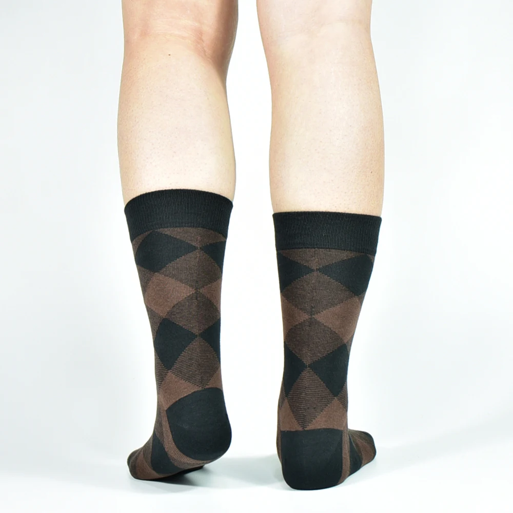 5 paires de chaussettes habillées colorées en coton noir pour hommes, confortables et respirantes, à la mode, pour un usage quotidien et en plein air