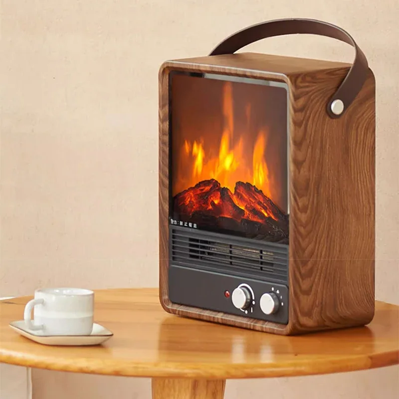 Simulierte Holzkohle-Flammen heizung, Heizung und Kühlung Mehrzweck-Elektro heizung, Haushalts-Energie spar kamin, Innen fas