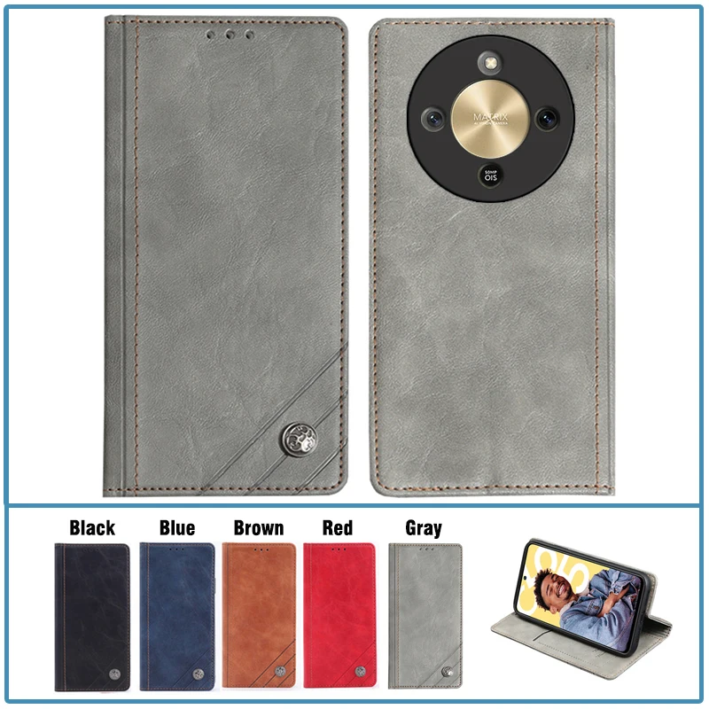 حافظة جلدية قابلة للطي لهاتف Honor X9d غطاء Honor X9d 5G حافظة هاتف النسخة العالمية Honor X9d HonorX9d X 9d X9 d حقائب حافظة للكتب #1