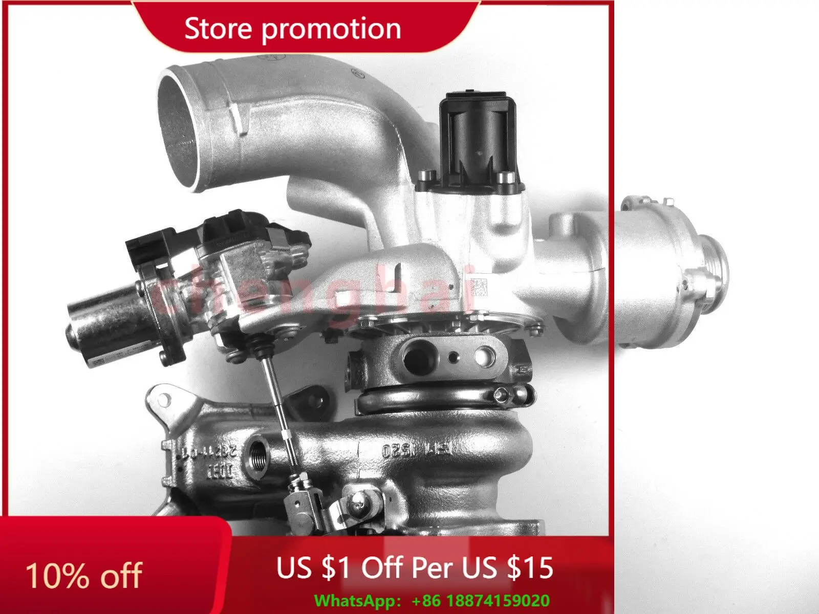 

Turbocharger 06L145722T AUDI 2.0 TFSI NEW OEM Turbo