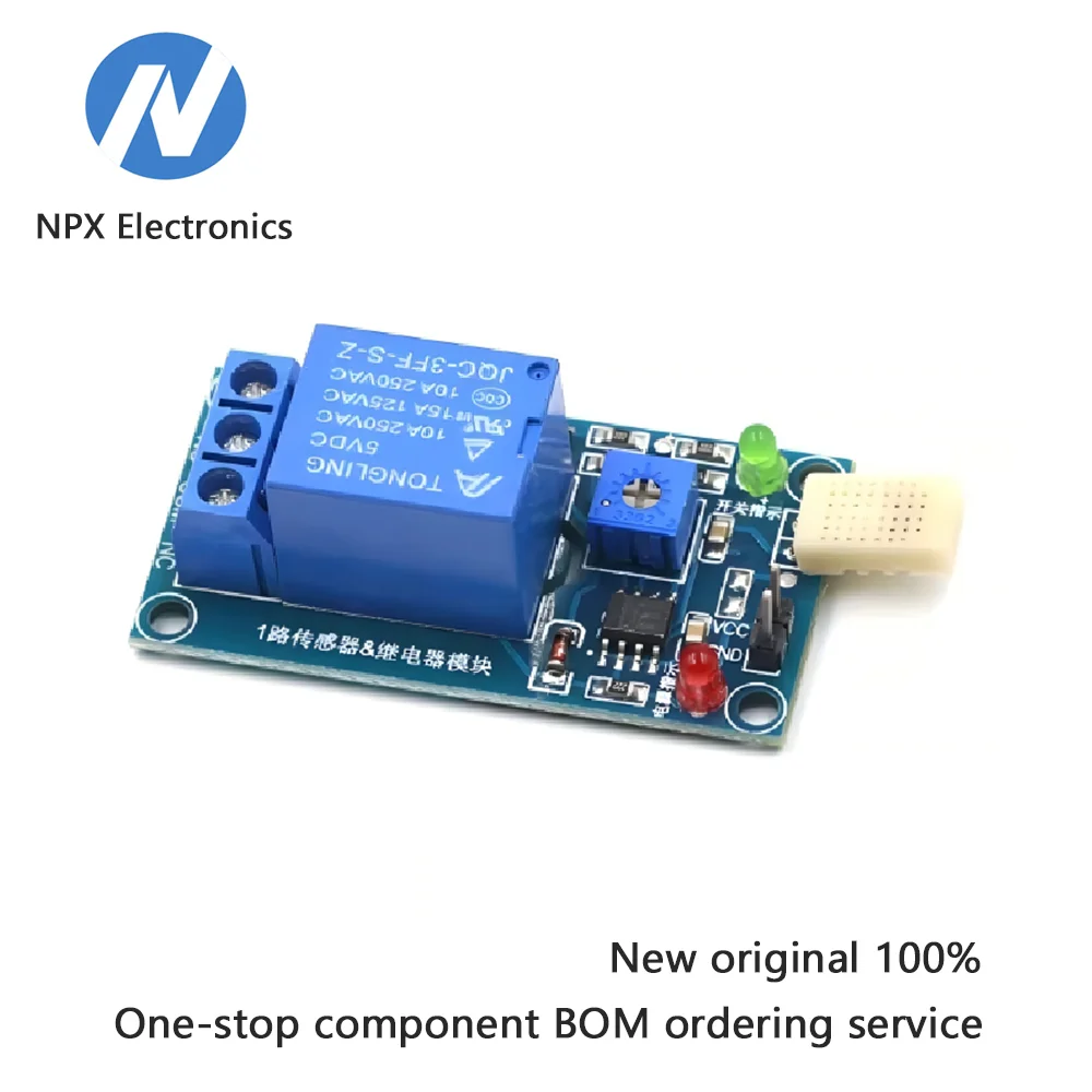 Módulo de relé de interruptor de detección de humedad HR202, módulo de interruptor de humedad, controlador de sensor de humedad, DC5V