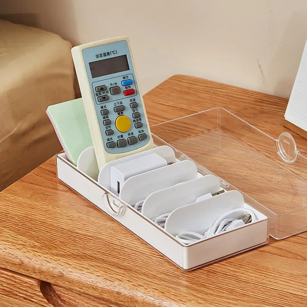 Lightweight  Unique Cable Management Desktop Container Storage Key Organizer Space-efficient   for Data