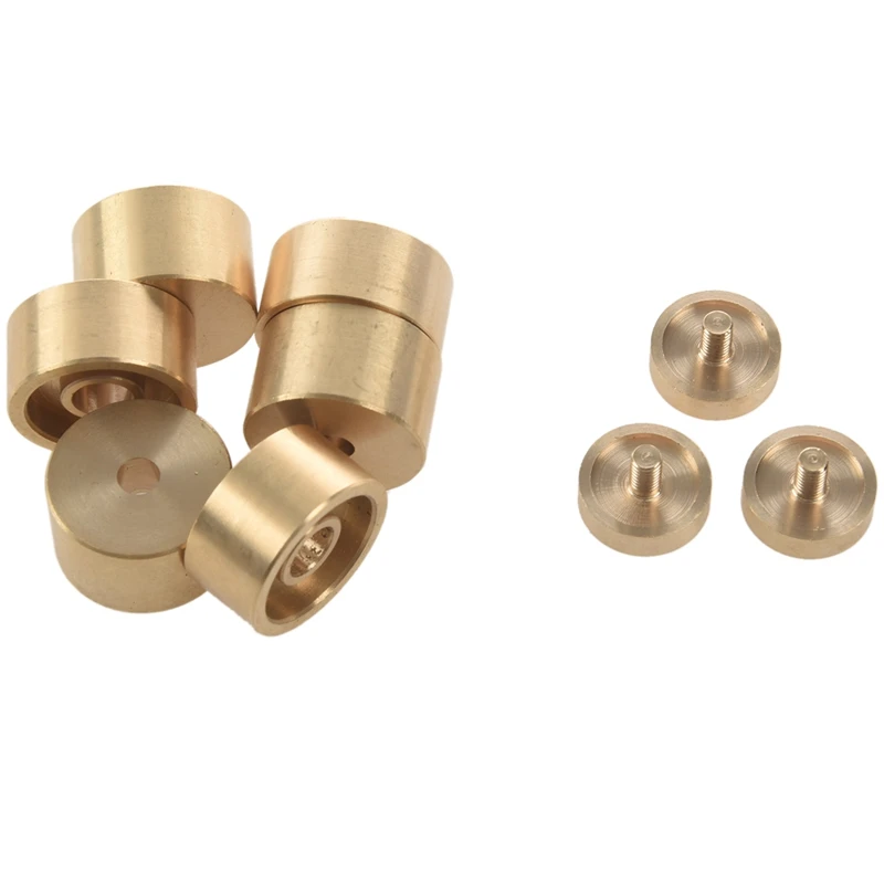 

1 Set Trumpet Valve Finger Buttons Trumpet Parts Accessories Musical Instrument Accessories For Trumpet -Golden