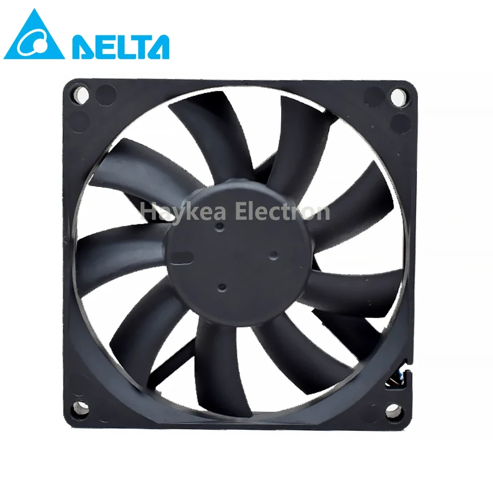 Untuk delta 80 80*80*15MM 8015 DC12V 0.24A 8cm 3 kabel Silent Double Ball Computer Case Fan