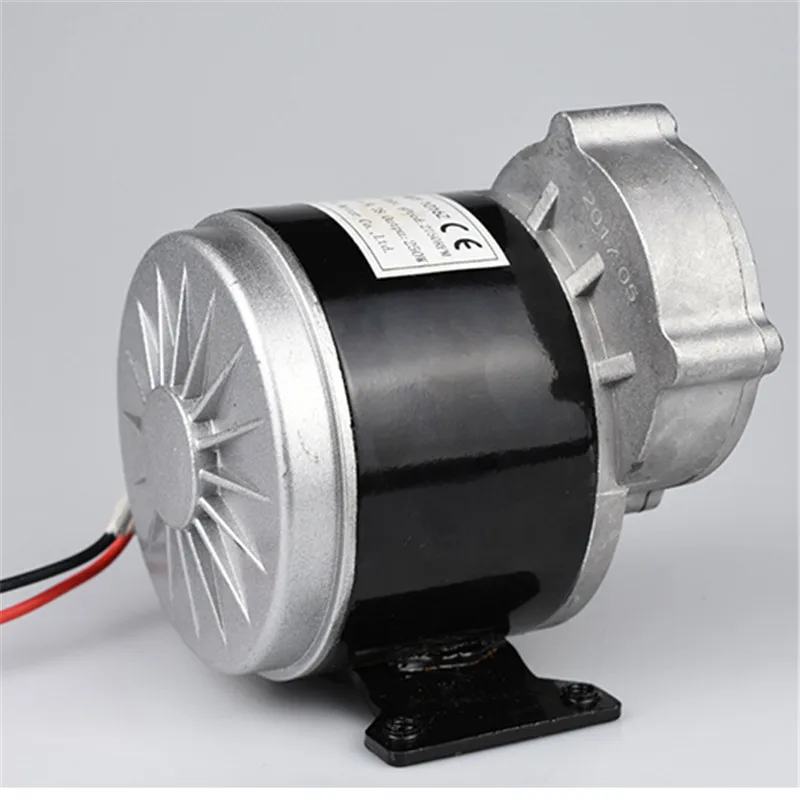 24V 36V 350W Brushed Gear DC Motor For Electric Bike Engine Ebike Rear Wheel Motor E-Scooter Bicycle Accessories MY1019Z3