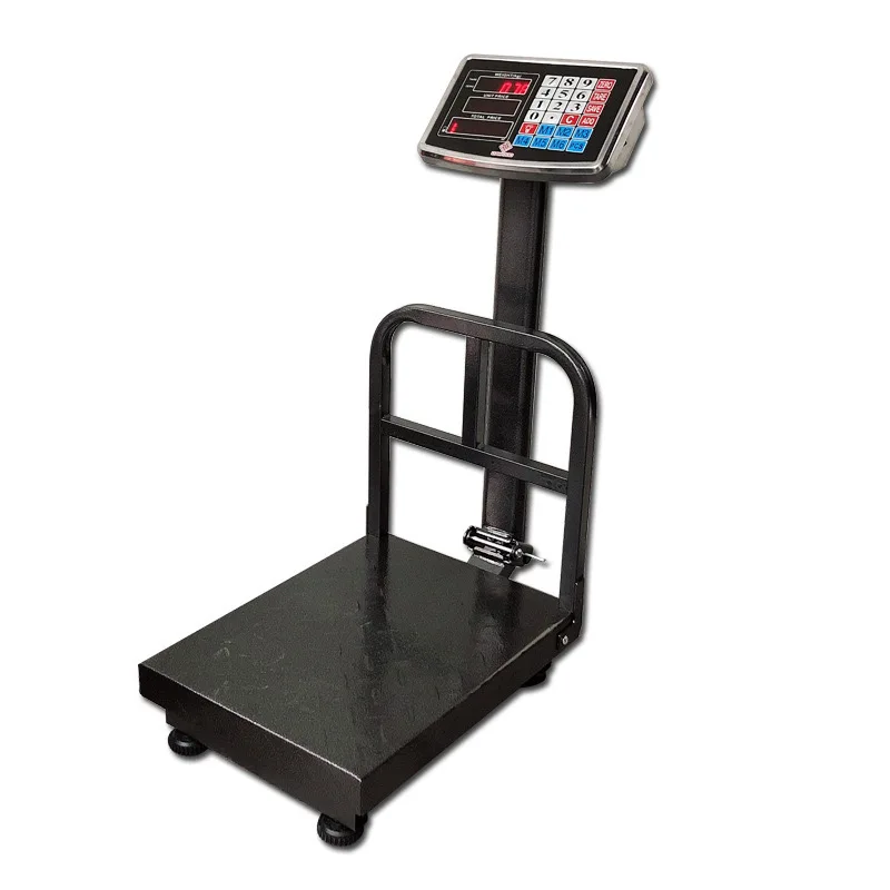 Weighing TCS-KR 40 * 50 300kg Carbon Steel Rail Guard Platform Scale Digital Weighing Small Industrial Machine