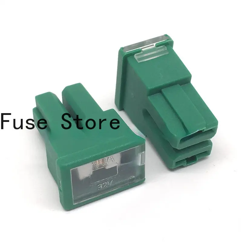 

10PCS Large Plug-in Square Fuse Box 20A 30A 40A 50A 60A 80A 100A 32V Automotive