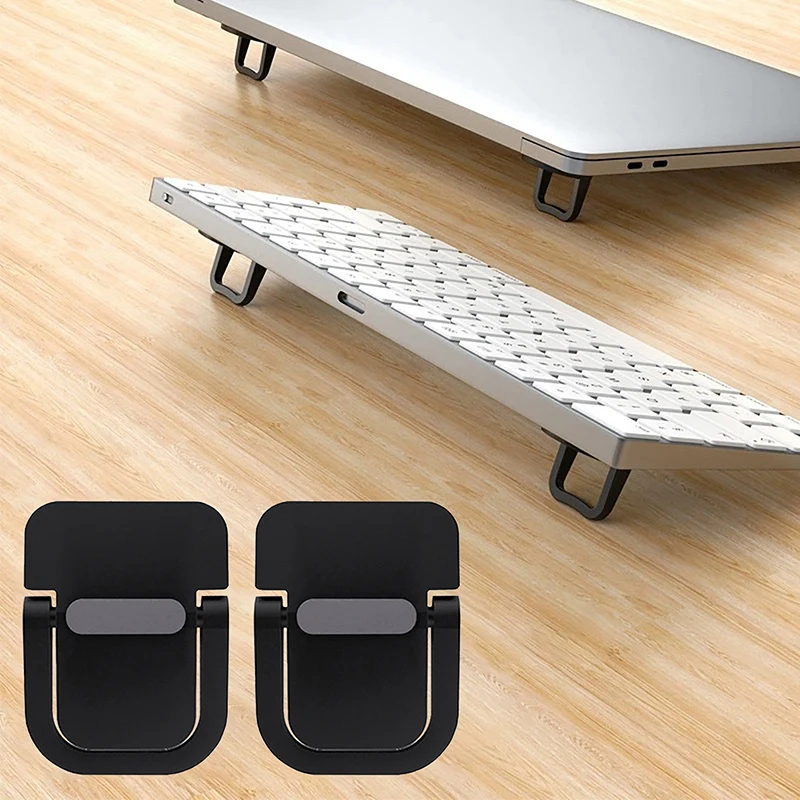 1 Pair Mini Legs For Macbook Pro Huawei Xiaomi Notebook Aluminum Base Support Tools Laptop Stand Radiator For Keyboard Holder