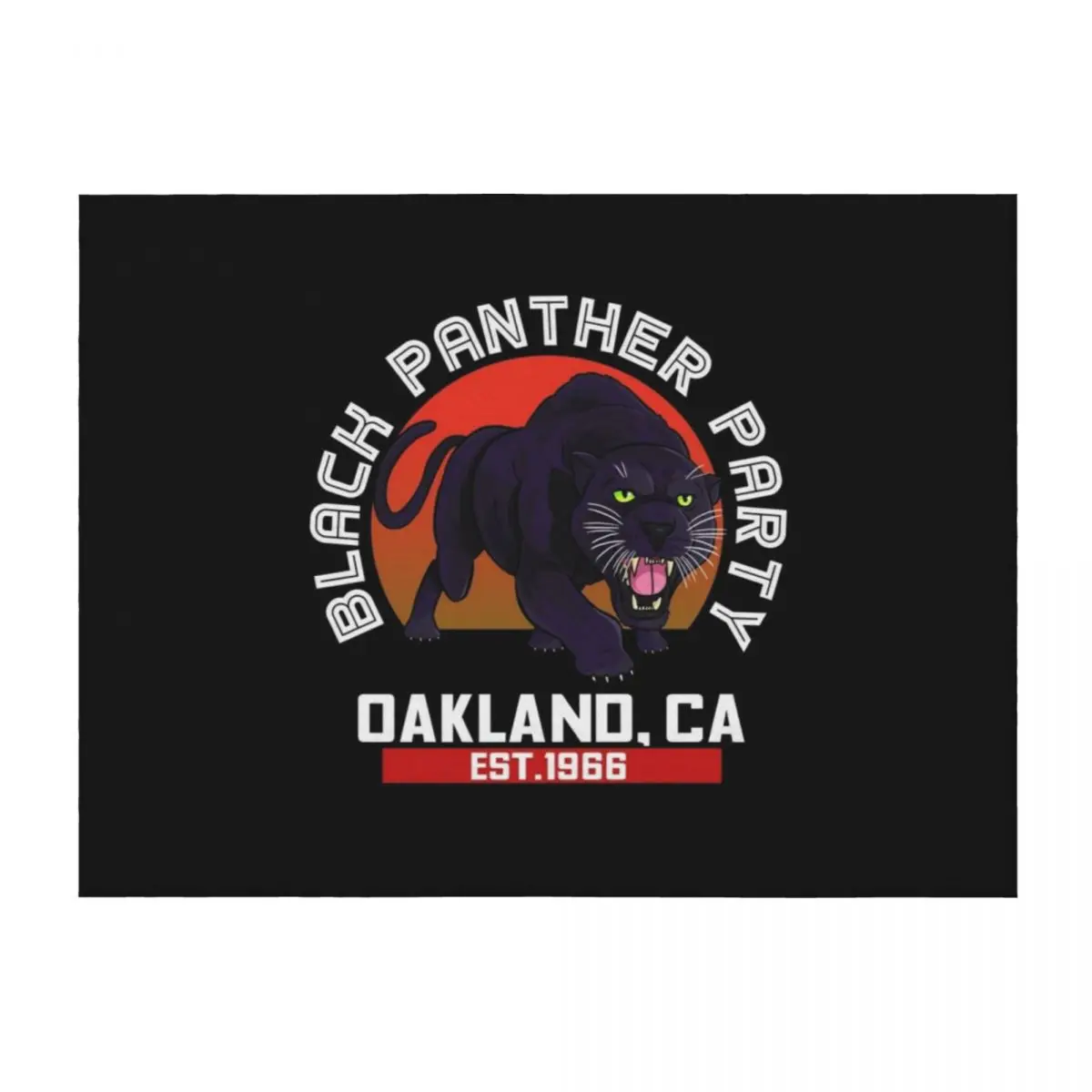 

Black Panther Party Throw Blanket Sofas Loose Large for winter Blankets