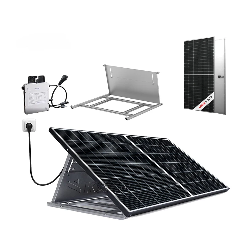 800 Watt Plug and Play Solar Kit Home Grid Balkonkraftwerk Ground Mount Balcony Solar System