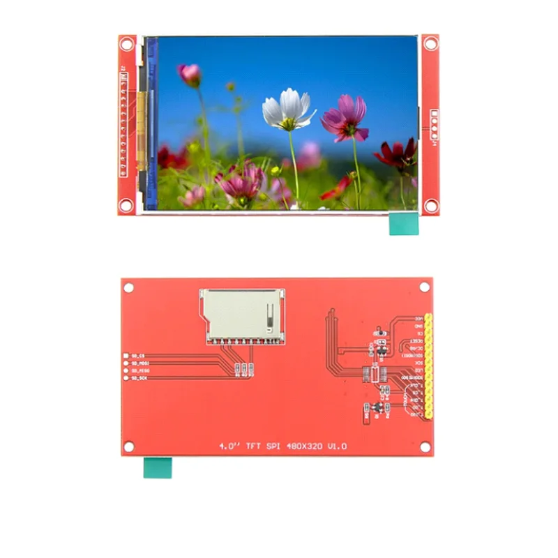 

4,0-дюймовый сенсорный ЖК-экран с последовательным портом SPI 480*320 TFT-дисплей, модуль ST7796S 9486