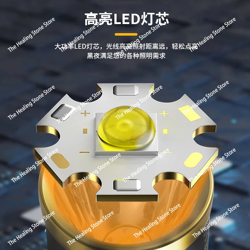 Portable Rechargeable Multi-functional Focus Long Range LED Split Waist Hanging Headlight