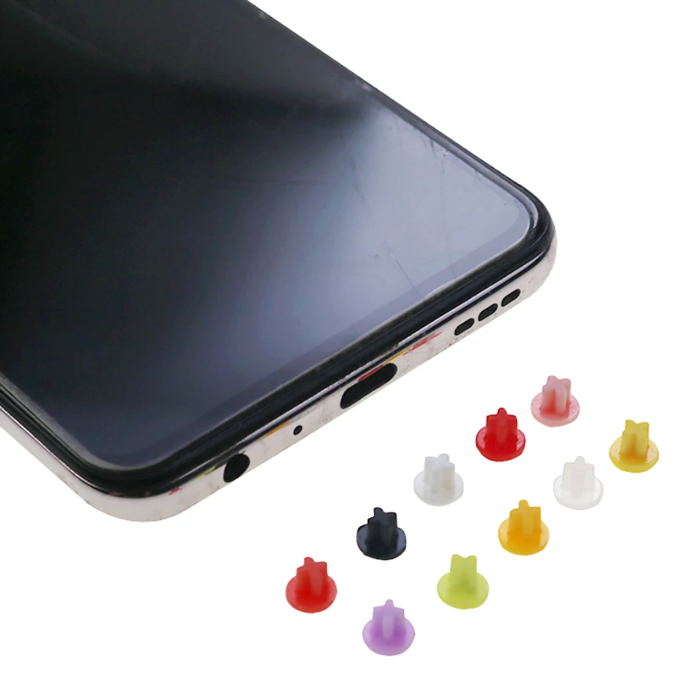 10 pz/1 set 3.5mm auricolare in silicone USB spina antipolvere interfaccia audio laptop antipolvere silicone impermeabile copertura antipolvere