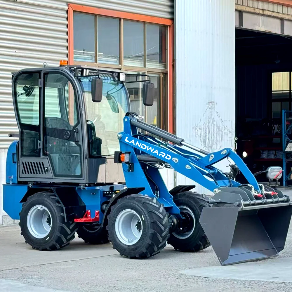 لوادر آلات البناء الجديدة W1150 رافعة عجل زراعية صغيرة محمل كوبوتا محرك الديزل المدمجة 2 طن مخصص