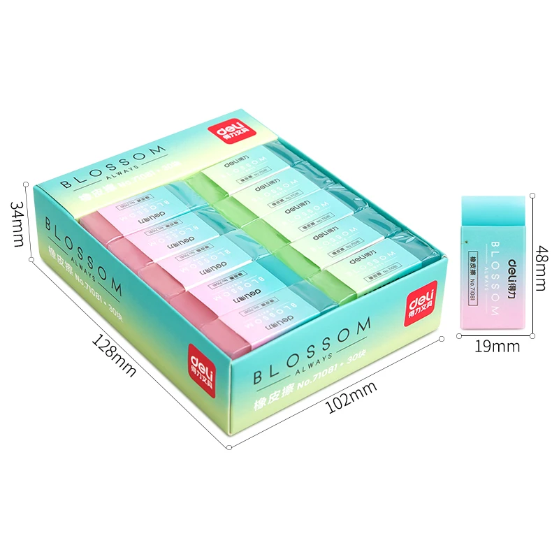 ممحاة قلم رصاص ملونة متدرجة من ديلي كاواي - أقل حطام قرطاسية مدرسية للكتابة المطاطية للطلاب واللوازم المكتبية #4