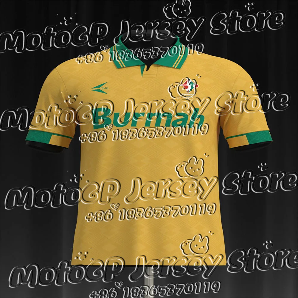 

2025 Moto New Swindon Town 1993-1995 Away Shirt Summer Sports POLO Shirt Men's Short Sleeve 3D Printed T-shirt Striped Retro Tee