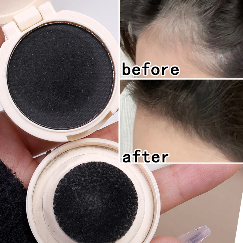 Hairline Filling Powder Waterproof Hairline Contouring Shadow Powder Fluffy Hair Root Instantly Cover Up Hairline Make Up Tools