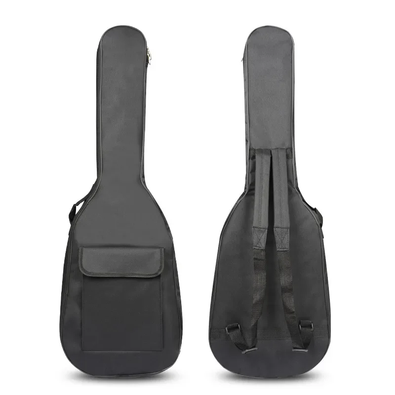 Electric Guitar Bag 600D Oxford Waterproof Fabric Thin Cotton Pad Soft Lightweight Guitar Case Double Shoulder Strap 101x34x5cm