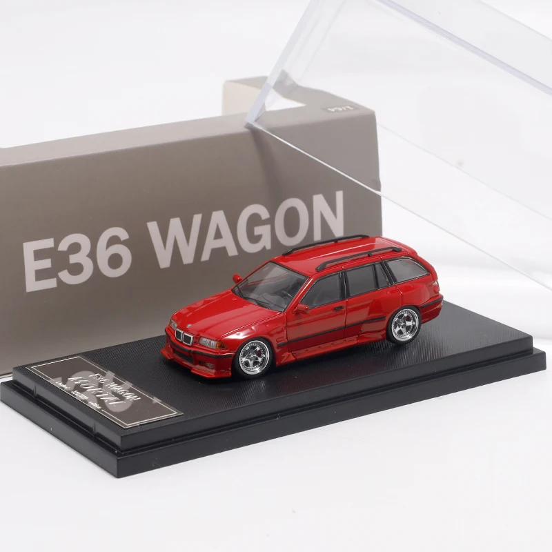 Diecast Model Car 1:64 BMW 3 Series E36 Alloy Car Model BMW WAGON Vehicle Toys for Boys Collection Display Original Box