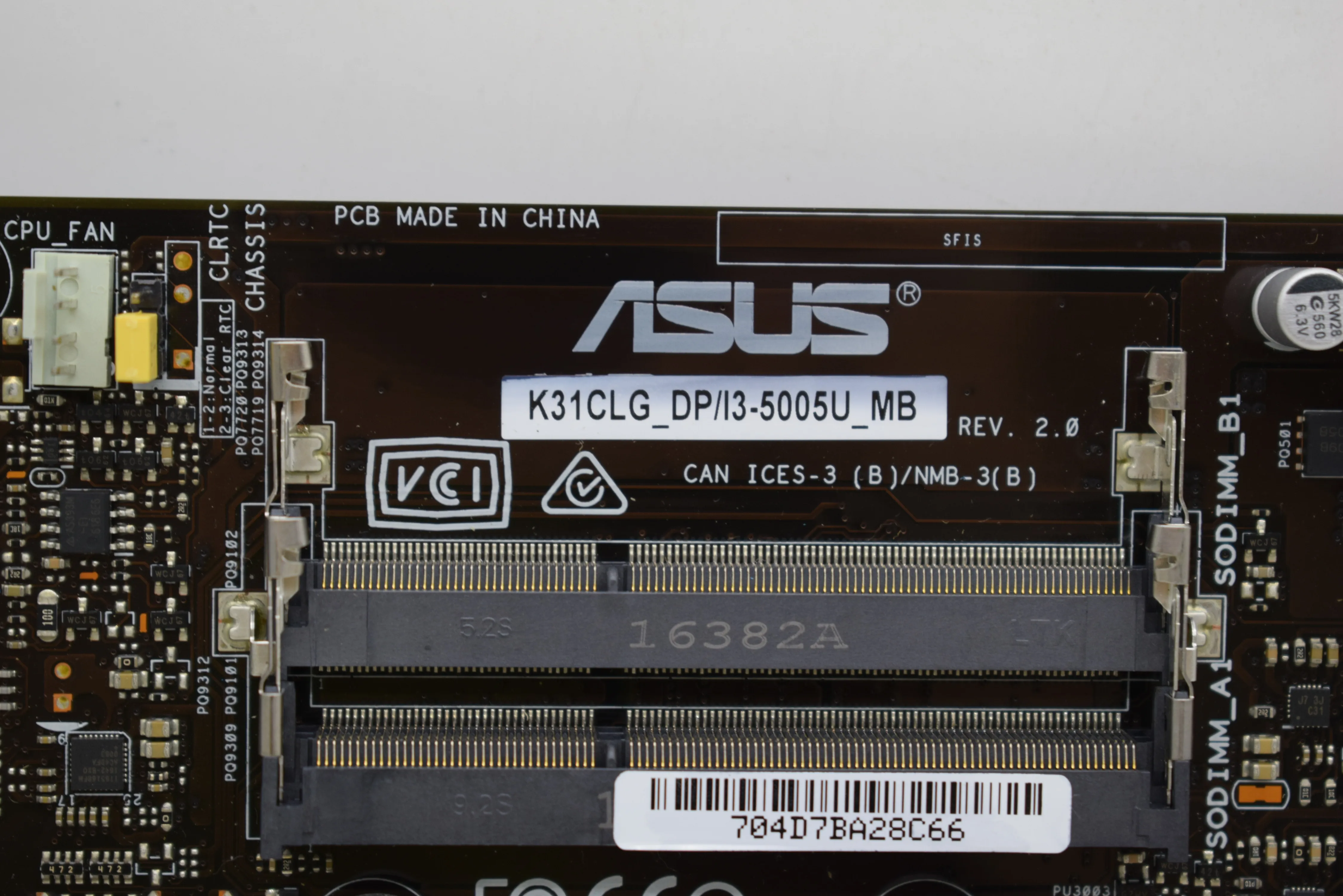 ASUS K31CLG DP/I3-5005U 마더보드 AM4 DDR3 RAM 메모리 I3-5005U CPU X89 AM4 마더보드 컴퓨터 액세서리 마이크로 ATX 중고