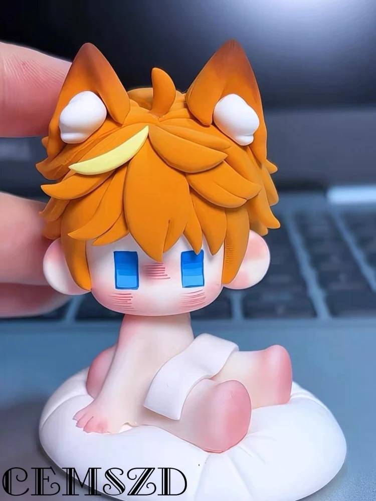 

Hot Game Genshin Impact Xiao New Cosplay Anime Cartoon Desktop Ornament Tartaglia Halloween Gift Collection Props Software Body