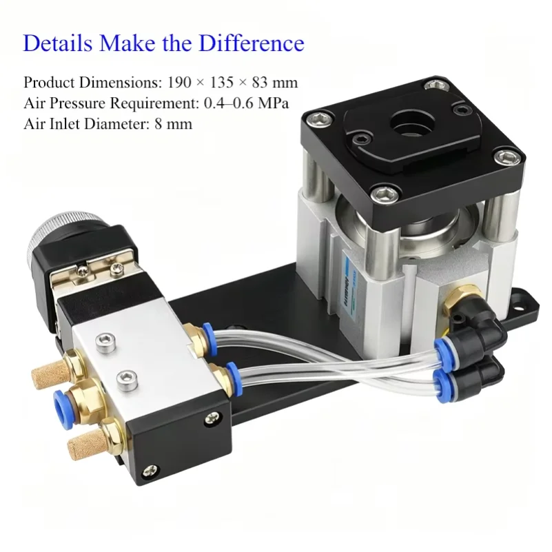 2 In 1 Edge Banding Punching Hole Machine Pneumatic Edge Bander Hole Guide Woodworking Edge Banding Leather Hole Punch 8/15mm