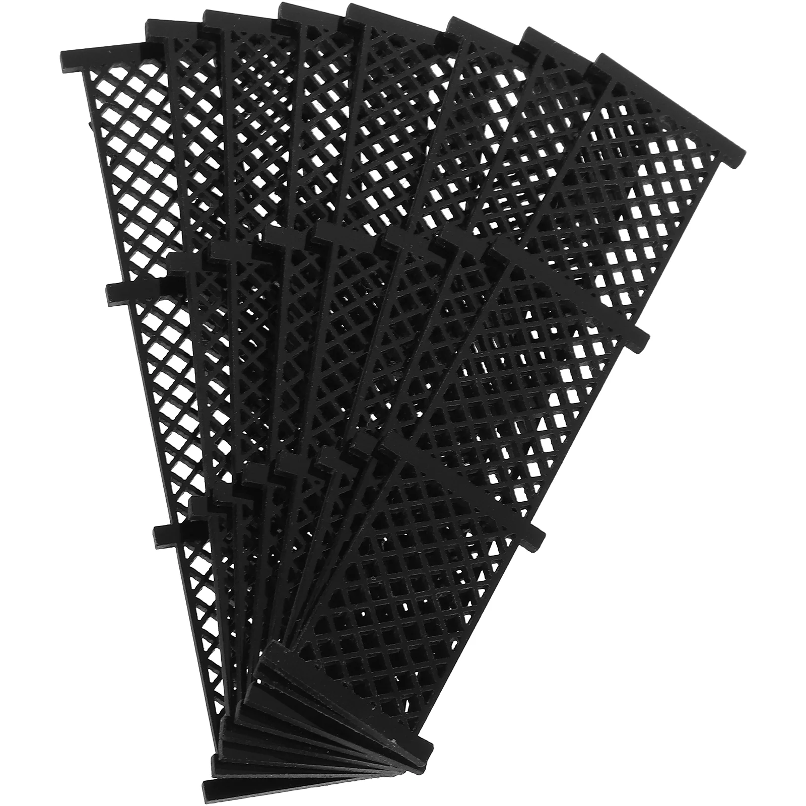 

8 Pcs Fence Model Christmas Tree Miniature Farm Dollhouse Decorative Picket Fences Fairy Garden Accessories for Artificial