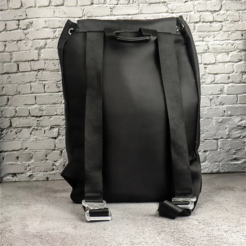 25ss ALYX High Capacity Backpacks Zipper Computer Bag 1:1 Best Quality Alyx Black Backpacks Traveling Bag