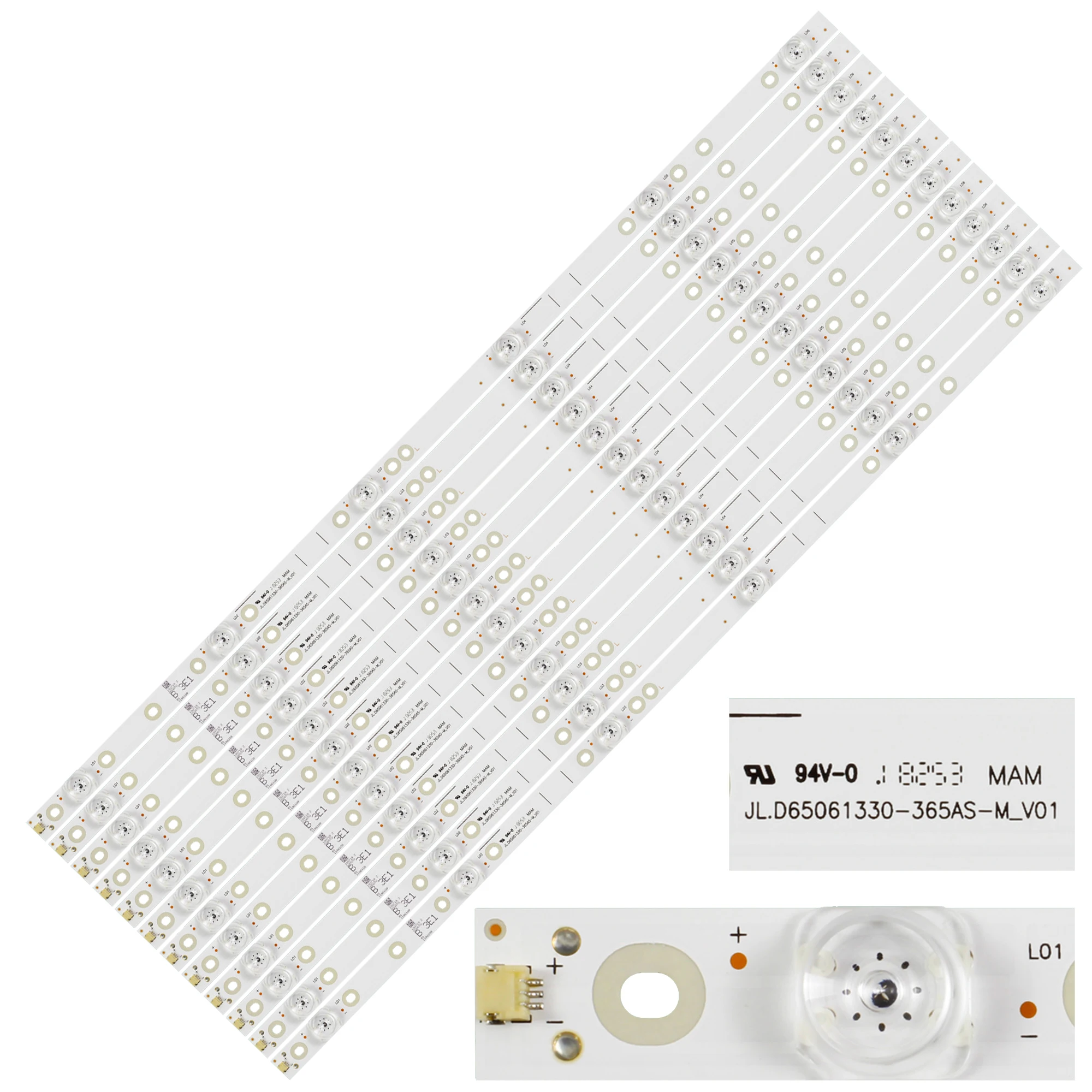 LED شريط إضاءة خلفي لشارب LC-65Q6020U Doffler 65DUS86 DEXP U65D9000H H65A6140 H65AE60 65H6E 65H7608 HD650S1U51-L1 65R6E