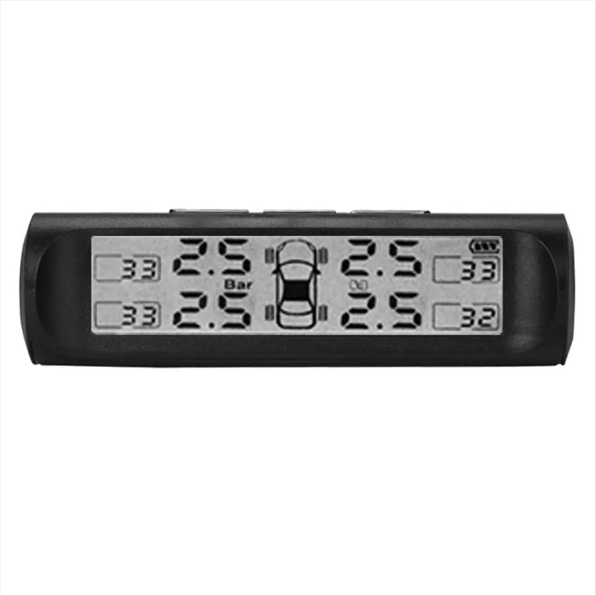 Super Sale Car External Tire Pressure Sensors Solar Power TPMS Tire Pressure Monitoring System Tire Pressure Alarm Digital Displ