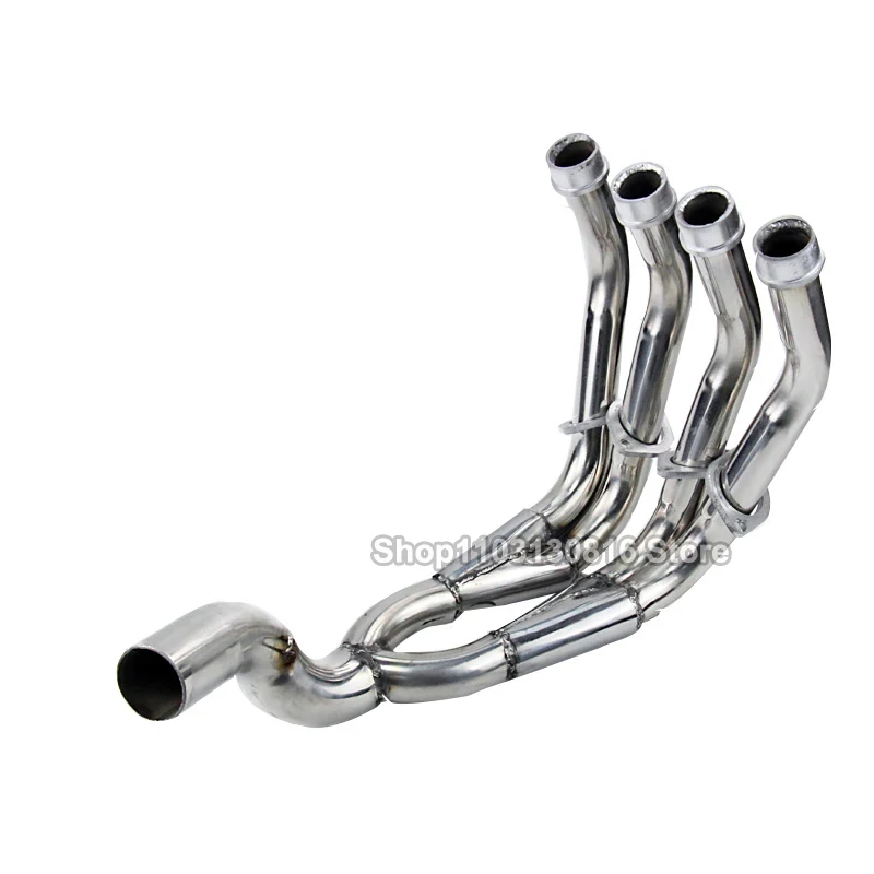 Slip On For Yamaha XJ6 XJ6N System Motorcycle Exhaust Modified Motorbike Front Mid Link Pipe Without 51mm Muffler delete sensor