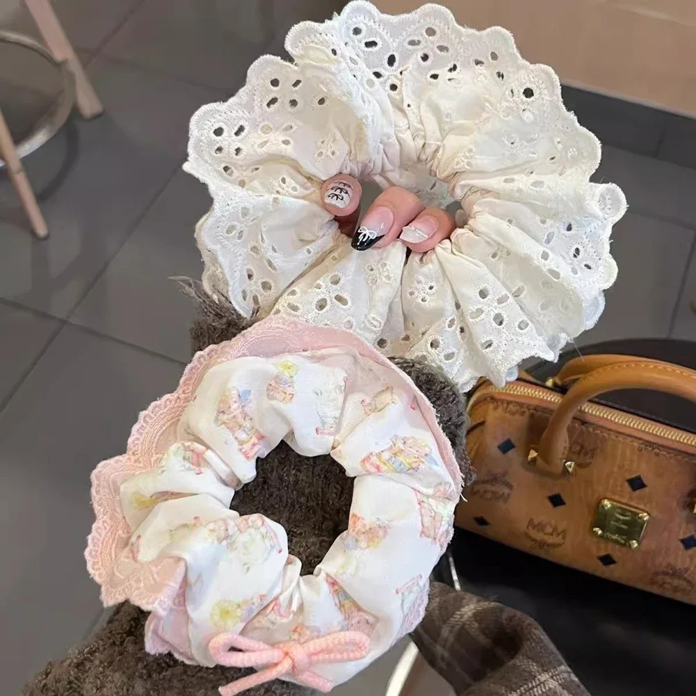 Rosa süßes Haarseil, Dickdarm-Haarband, kompaktes Haar-Accessoire, tägliches Tragen, Haar-Accessoire, zartes Design, Haarseil