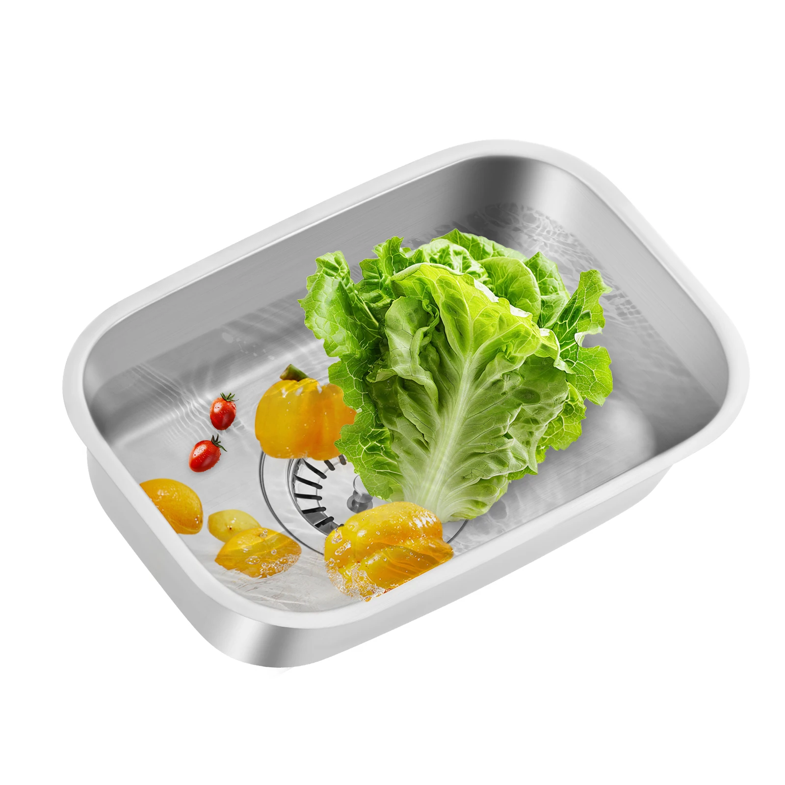 

Rv 304 Stainless Steel Sink High Capacity Rv Kitchen Sink Wash Basin with 40mm Sewer Outlet for Boat Yachts Boats