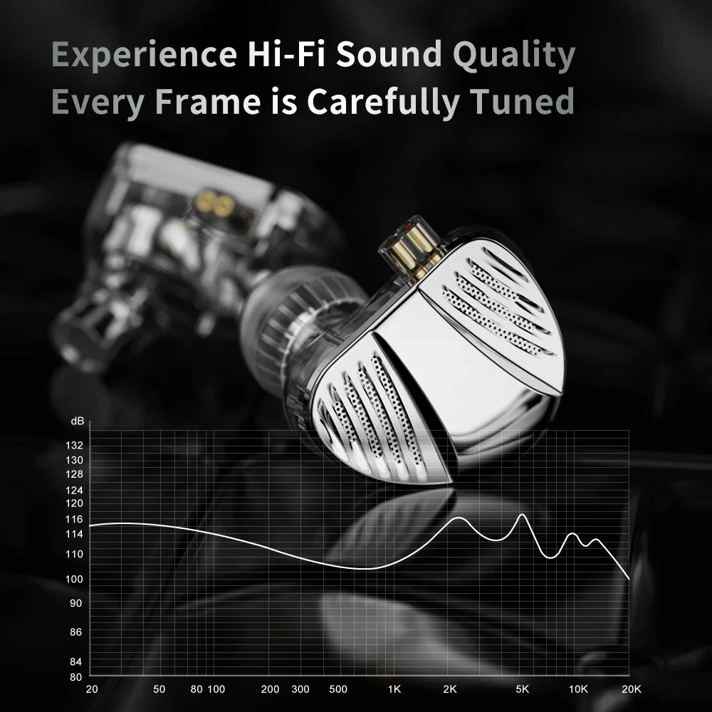 Auriculares TRN V10 PRO originales 2BA + 2DD con controlador dinámico Dual y monitores intrauditivos híbridos de armadura equilibrada Dual