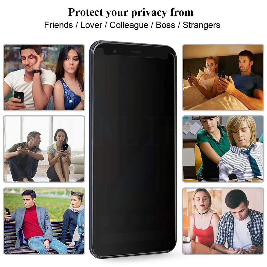 21D كامل منحني مكافحة التجسس الزجاج المقسى لجوجل بكسل 6 7 8 برو 5 7a 4a 4G 4 XL 3 الخصوصية حامي الشاشة بكسل 5a 5G 3 6a #5