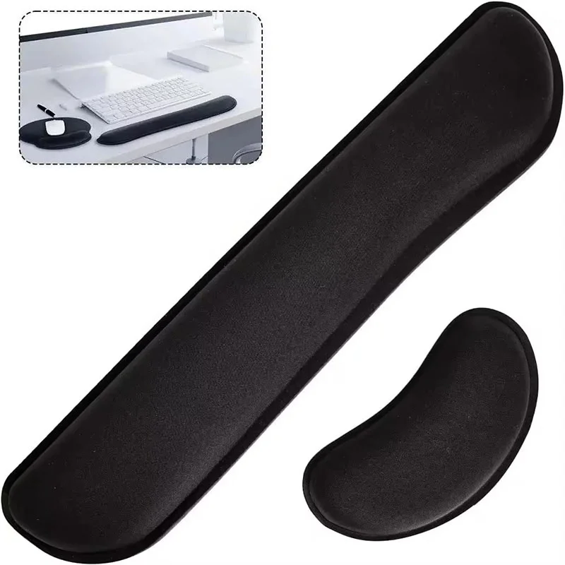 Memory-Schaum-Mauspad für Tastatur, Maus, Desktop, Büro, PC, Computer, Komfort-Ausrüstung, ergonomische Ausrüstung, Laptop-Arbeitsplatz, Handgelenkpolster